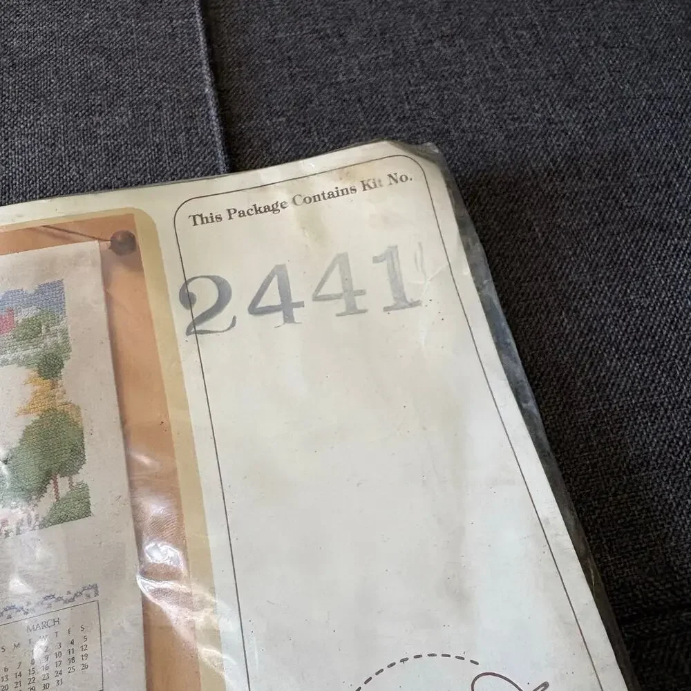Vintage counted cross